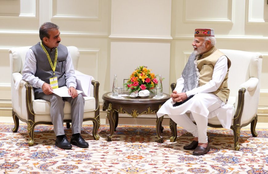 मुख्यमंत्री ने प्रधानमंत्री से भेंट कर तुर्की से सेब आयात और अन्य मुद्दों पर चर्चा की
