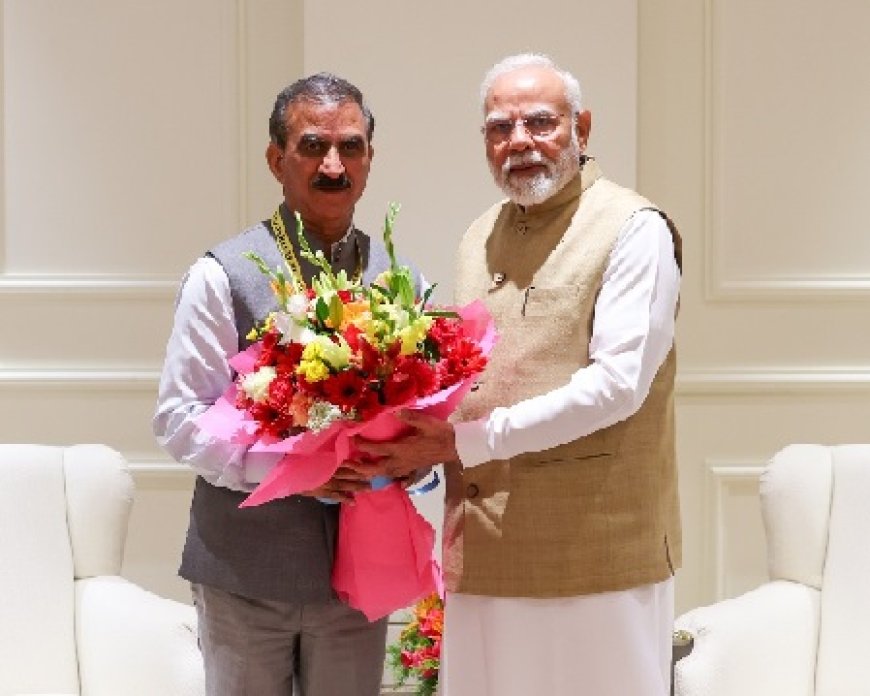 सीएम ने पीएम मोदी से मुलाकात कर परियोजनाओं और पर्यटन पहलों के रॉयल्टी मुद्दों पर की चर्चा