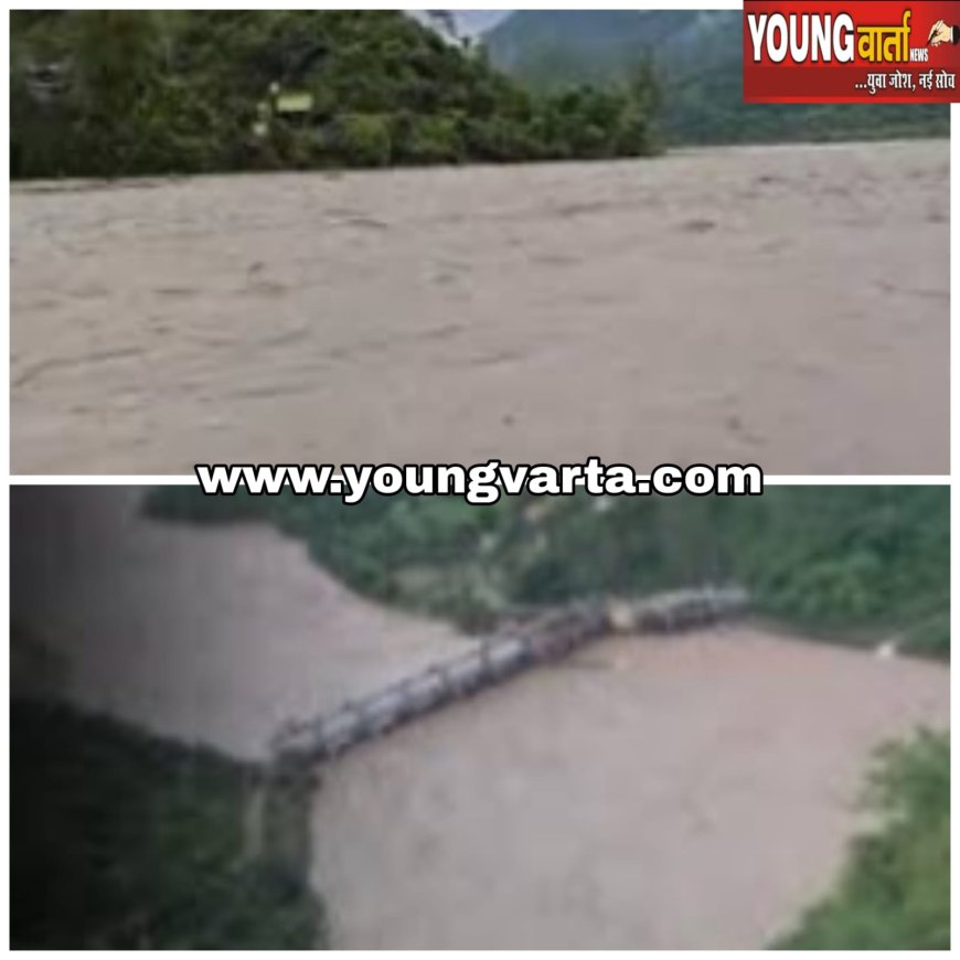 हिमाचल में जमकर बरसे मेघ , गिरि नदी खतरे के निशान से ऊपर , प्रशासन ने खोले जटोन डेम के फ्लड गेट