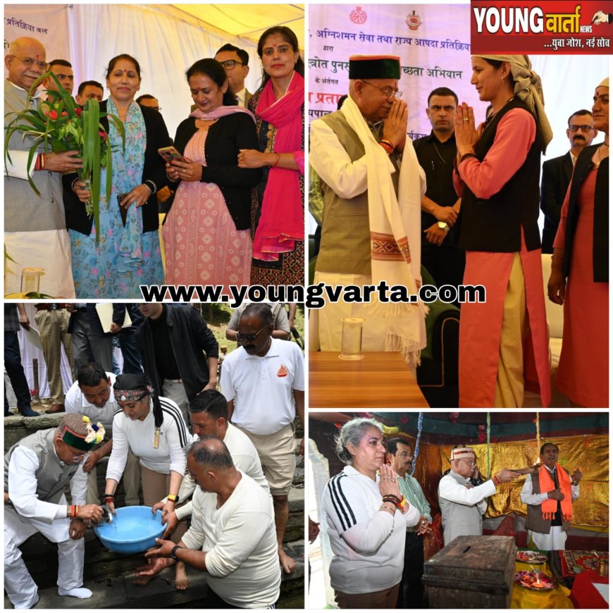 पर्यावरण बचाने की मुहिम को आगे बढ़ाएं महिला मंडल , राज्यपाल ने किया गिरी गंगा में जल स्रोत के पुनरुद्धार अभियान का शुभारम्भ
