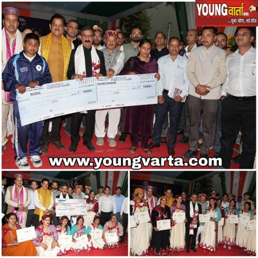सीएम ने इंदिरा गांधी प्यारी बहना सुख सम्मान निधि की 2238 लाभार्थियों को एक करोड़ 71 हजार की सम्मान राशि की जारी
