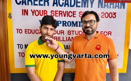 जेईई एडवांस परीक्षा में करियर अकादमी के प्रणव तोमर चमकाया नाम , अखिल भारतीय स्तर पर झटका 1796 रैंक