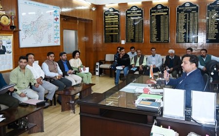 उप-राष्ट्रपति के प्रस्तावित दौरे को लेकर बैठक का आयोजन, उपायुक्त ने की अध्यक्षता