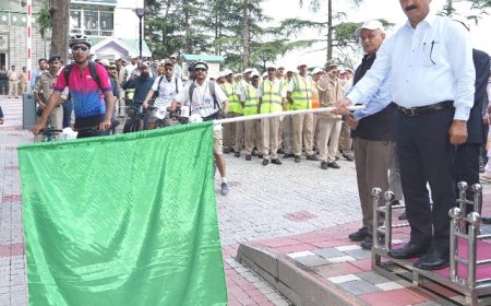 मुख्यमंत्री ने विश्व पर्यावरण दिवस पर साइकिल रन को झंडी दिखाकर किया रवाना
