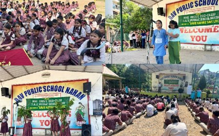 विश्व पर्यावरण दिवस पर छात्रों ने अभिनय के माध्यम से प्रकृति को संरक्षित करने और हरियाली को महत्व देने का दिया संदेश