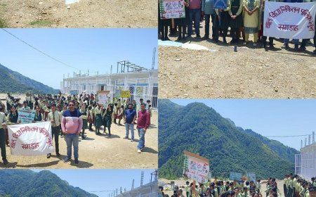 बाल विद्या निकेतन स्कूल संगडा़ह के छात्रों ने विश्व पर्यावरण दिवस के उपलक्ष्य पर रैली निकालकर लोगो को किया जागरूक
