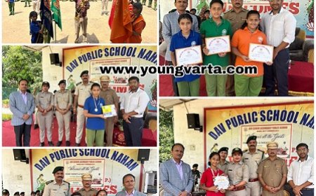 डीएवी विद्यालय नाहन में अलंकरण समारोह का आयोजन,विद्यार्थी परिषद के विभिन्न पदों पर चयनित सदस्यों को किया अलंकृत  