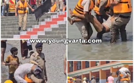 एसडीएम पांवटा गुंजीत सिंह चीमा के नेतृत्व में यमुना नदी में मेगा मॉक ड्रिल आयोजित