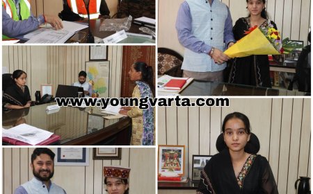 मंडी में एक दिन के लिए डीसी बनी अन्वी , शिक्षा में उत्कृष्ट प्रदर्शन के लिए प्रेरित करेगी यह पहल : अपूर्व देवगन
