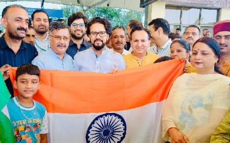 आतंकवाद के ख़िलाफ़ वैश्विक माहौल में हिमाचल को मौक़ा देने के लिए मोदी का आभार : अनुराग सिंह ठाकुर 