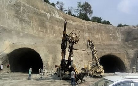 पठानकोट-मंडी फोरलेन में घोड़े की नाल के आकार में होगी बिजनी-मंडी प्रोजेक्ट के तहत बन रही ट्विन टनल 