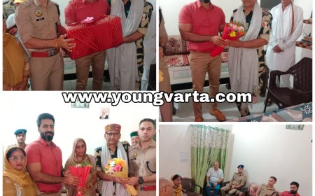 ऑपरेशन सिंदूर में घायल वीर जवान व्यास देव से उपायुक्त ने की मुलाकात