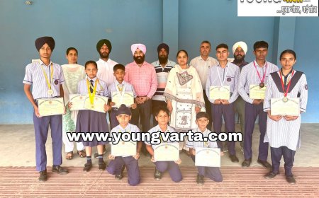 राज्य स्तरीय एथलेटिक्स प्रतियोगिता में छाए गुरु नानक मिशन पब्लिक स्कूल पांवटा साहिब के नन्हे धावक
