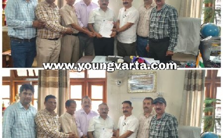 डिप्टी डायरेक्टर से मिला प्रवक्ता संघ का प्रतिनिधिमंडल, सौंपा मागपत्र