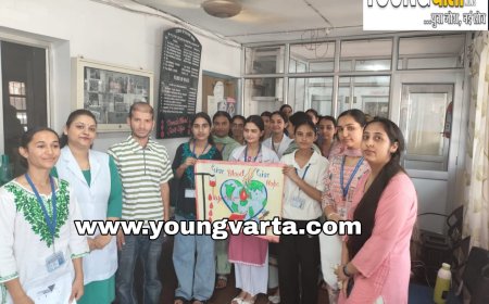 माता पद्मावती कॉलेज ऑफ नर्सिंग ने मनाया रक्तदान दिवस , लोगों को बताई रक्तदान की महत्ता 