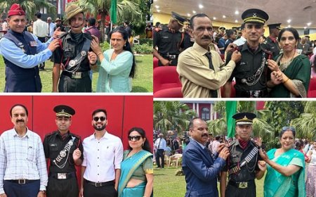 हिमाचल के पांच युवक भारतीय सेना में बने लेफ्टिनेंट, युवाओं को अलग-अलग रेजीमेंट में मिली तैनाती