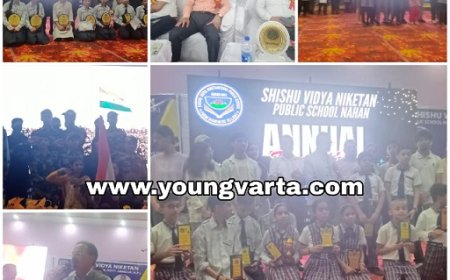 SVN स्कूल का गोल्डन जुबली वार्षिक समारोह संपन्न,उद्योग मंत्री हर्षवर्धन चौहान ने बच्चों को पुरस्कार किए वितरित