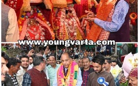 नेता प्रतिपक्ष ने बगड़ाथाच के मिहाच मेले मेंशामिल होकर पंचायत भवन का किया उद्घाटन