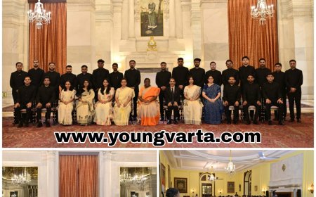 अपने-अपने क्षेत्रों में सुशासन, पारदर्शिता और जवाबदेही के संवाहक बने अधिकारी : राष्ट्रपति  द्रौपदी मुर्मु