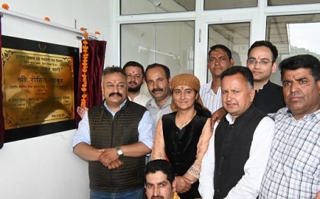 शिक्षा मंत्री ने सारी पंचायत घर एवं मघारा के सामुदायिक केंद्र का किया लोकार्पण