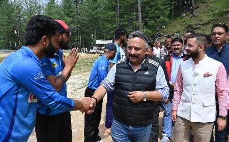 युवाओं के चरित्र निर्माण में खेलों की अहम भूमिका : रोहित ठाकुर 