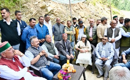 रोहित ठाकुर ने 4.87 करोड़ से बनीं कुड़ी-मोहली सड़क का किया उद्घाटन