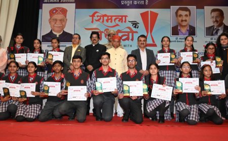 हिमाचल विश्वविद्यालय में हुआ 'कलाम ऑफ हिमाचल स्कॉलरशिप टेस्ट' का भव्य शुभारंभ, राज्यपाल ने किया उद्घाटन