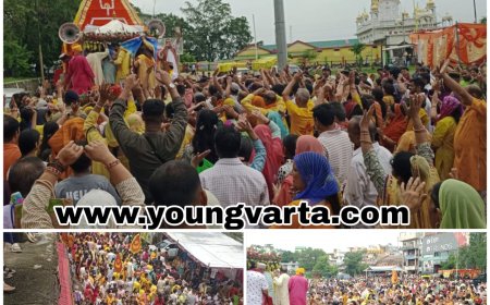 नाहन में भगवान श्री जगन्नाथ की 17 वीं विशाल रथ यात्रा में उमड़ा आस्था का सैलाब , आम से लेकर खास ने नवाया शीश 