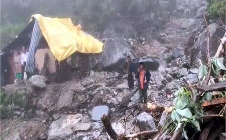 शिमला के रामपुर उपमंडल के अंसरपारा पंचायत में रात दो बजे अचानक बादल फटने से काफी नुकसान