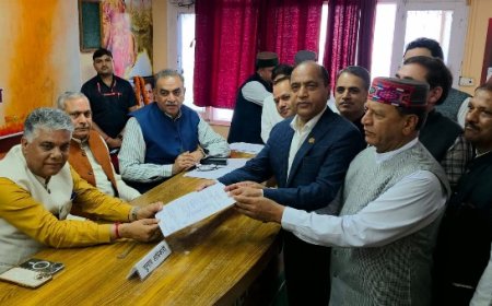 राजीव बिंदल को फिर से मिलेगी भाजपा प्रदेश की कमान,  अध्यक्ष पद के लिए आया एक ही नाम नामांकन...