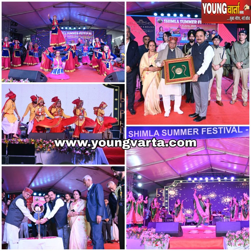 प्रसिद्ध पार्श्व गायिका निधि रस्तोगी सहित अन्य कलाकारों के नाम रही अंतर्राष्ट्रीय ग्रीष्मोत्सव की पहली सांस्कृतिक संध्या 