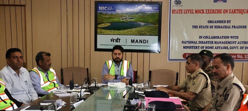 जिला तथा उपमंडल मुख्यालयों में मेगा माॅक ड्रिल का आयोजन,अलर्ट मिलते ही आपदा से बचाव को प्रशासन मुस्तैद