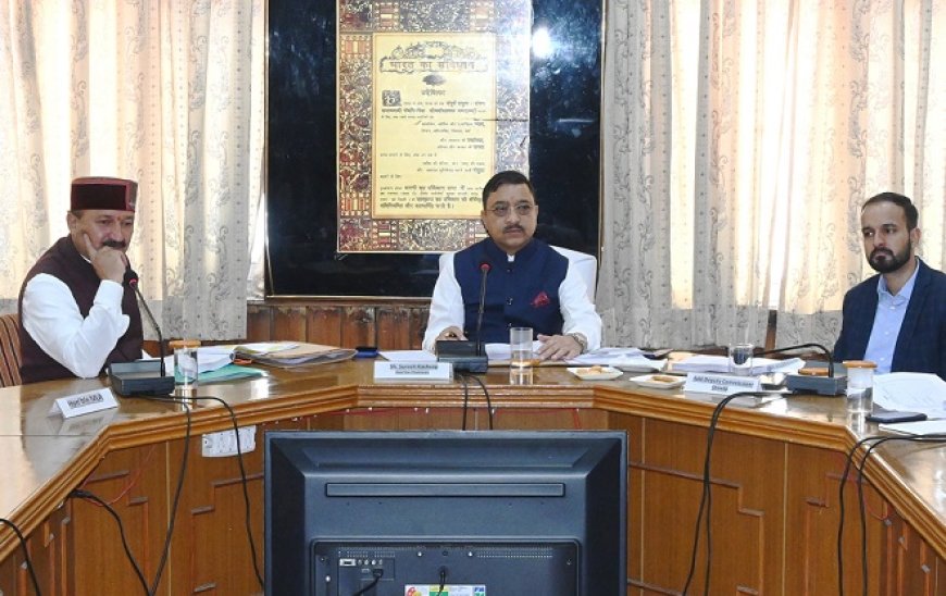 विकास कार्यों में गुणवत्ता का विशेष ध्यान रखें अधिकारी : सुरेश कश्यप
