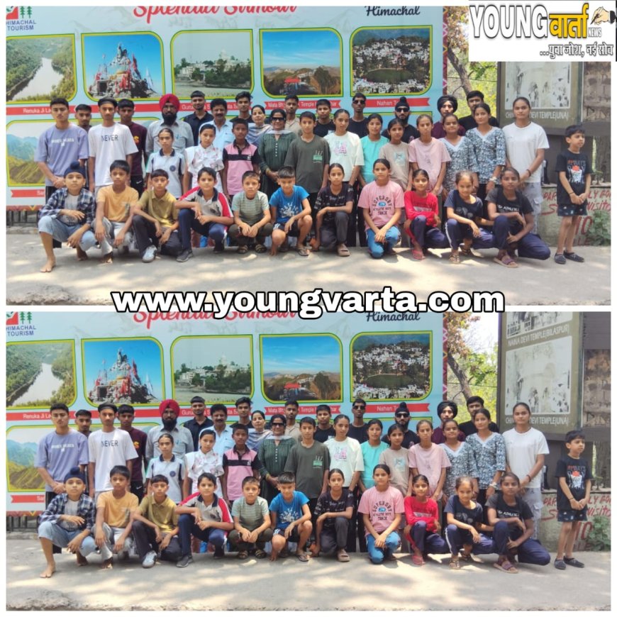 बिलासपुर में होने जा रही राज्य स्तरीय एथलेटिक्स प्रतियोगिता के लिए सिरमौर की टीम रवाना