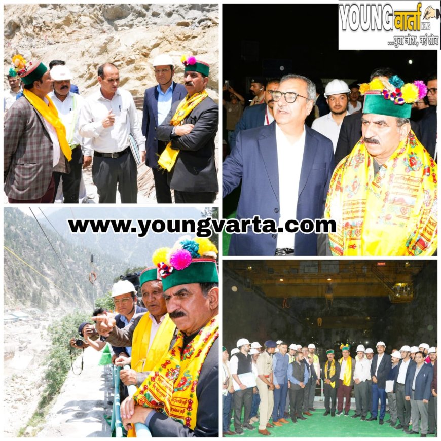 शोंगटोंग कड़छम जल विद्युत परियोजना में कार्यरत इंजीनियरों व कामगारों से मुख्यमंत्री ने किया संवाद