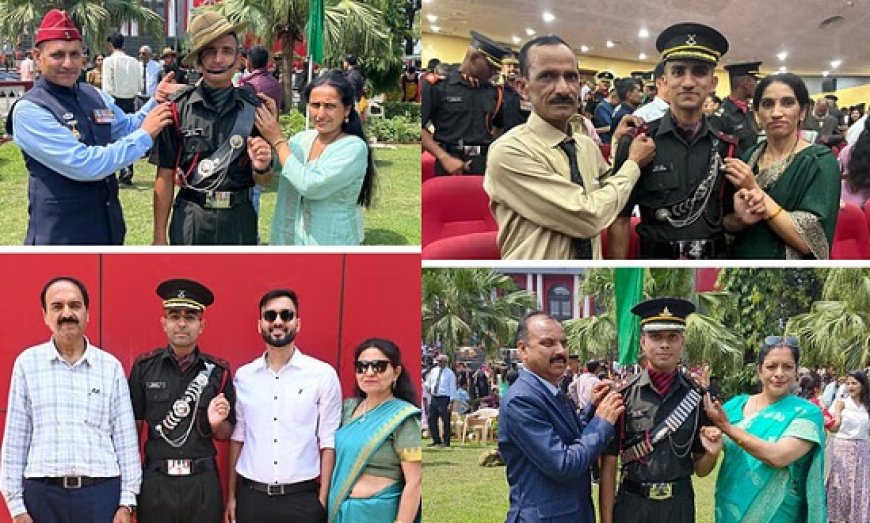 हिमाचल के पांच युवक भारतीय सेना में बने लेफ्टिनेंट, युवाओं को अलग-अलग रेजीमेंट में मिली तैनाती
