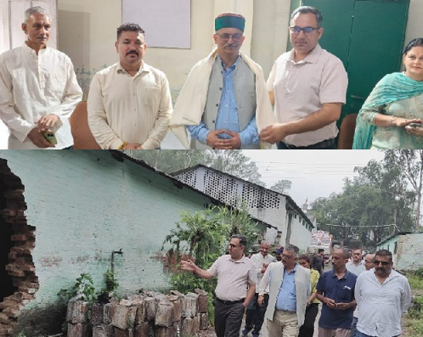 विधायक अजय सोलंकी ने बिरोजा फैक्ट्री नाहन में कर्मचारियों की मांगों और उत्पादन क्षमता का लिया जायजा