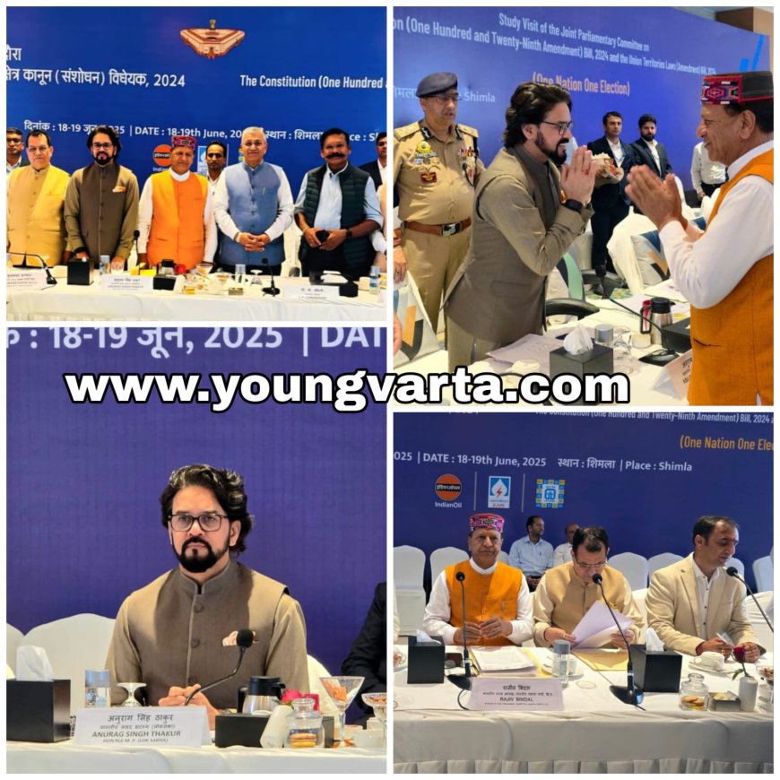 एक देश एक चुनाव पर भाजपा ने डॉ. राजीव बिंदल की अध्यक्षता में समिति को सौंपी रिपोर्ट