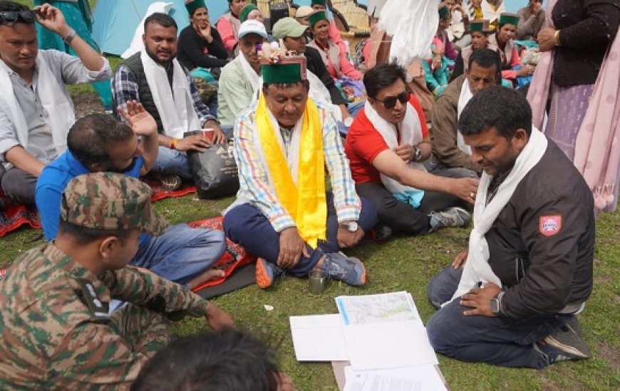 राजस्व मंत्री ने किन्नौर जिला की भाबा वैली के पर्यटन स्थल मूलिंग का किया दौरा