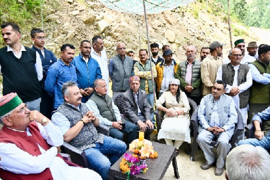 रोहित ठाकुर ने 4.87 करोड़ से बनीं कुड़ी-मोहली सड़क का किया उद्घाटन