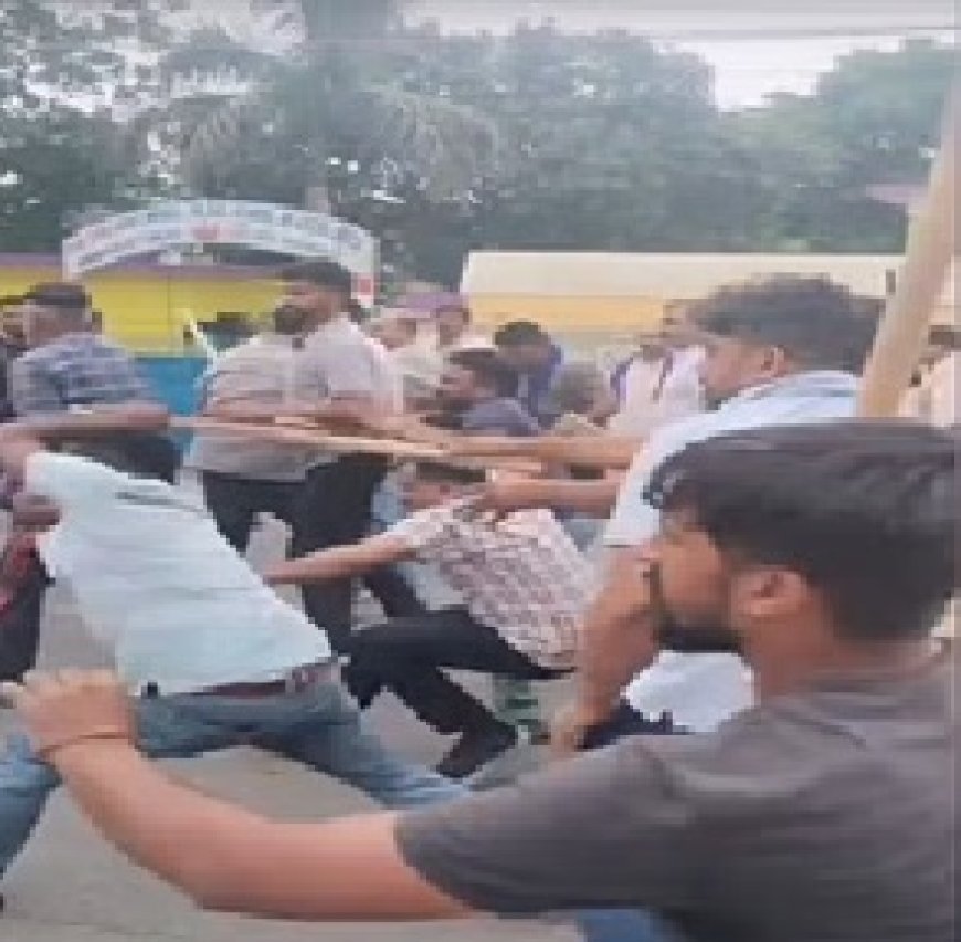 अंब में उद्योग की माल ढुलाई को लेकर दो गुटों में खूनी झड़प,घटना में एक दर्जन लोग घायल