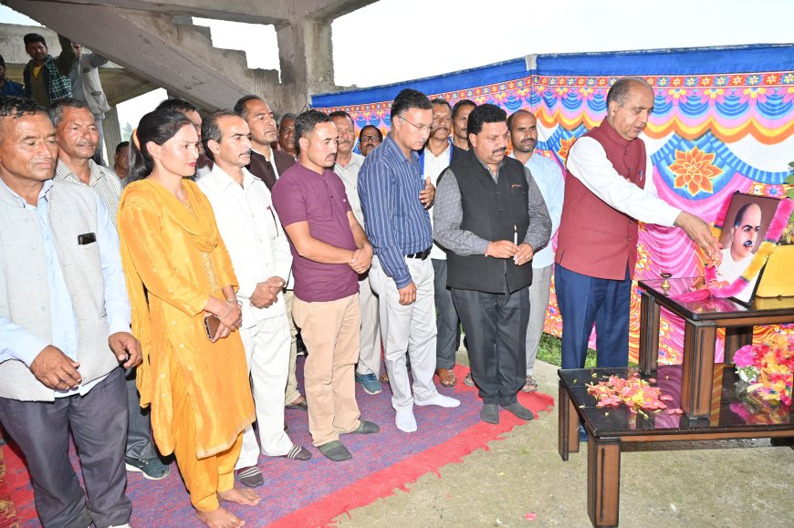 लाहौल स्पीति और किन्नौर की योजनाओं के लिए प्रधानमंत्री का आभार : जयराम ठाकुर