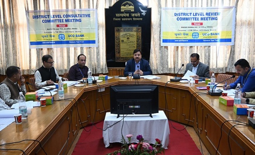 लोगों को बेहतर बैंकिंग सेवाएं उपलब्ध करवाने के लिए कार्य करें सभी बैंक : उपायुक्त