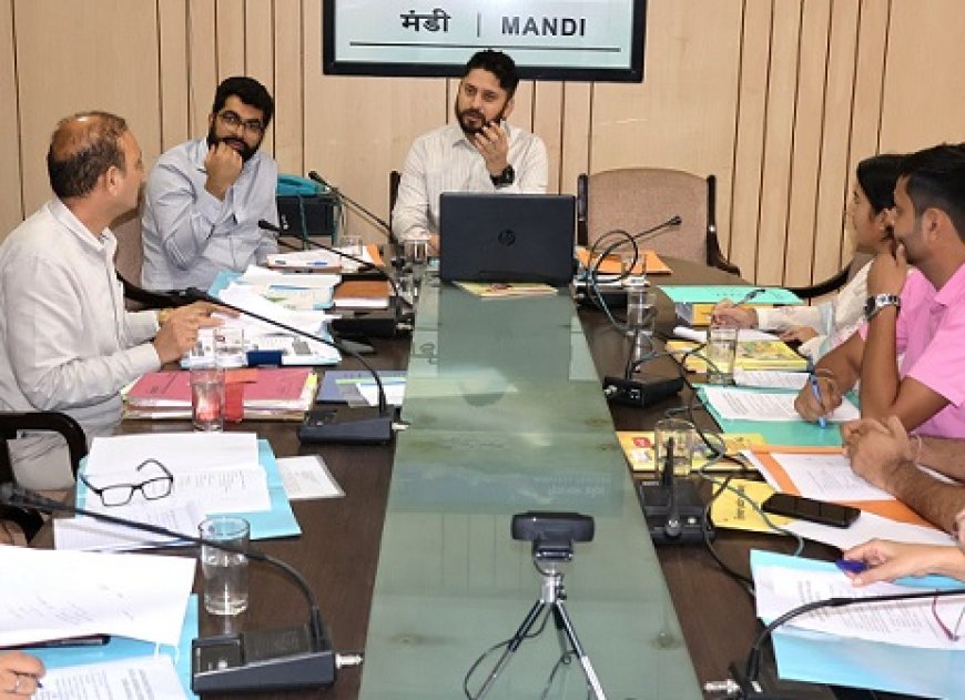 उपायुक्त ने खाद्य सुरक्षा अधिनियम का कड़ाई से पालन सुनिश्चित करने के दिए निर्देश