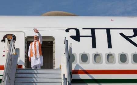 पीएम मोदी पांच देशों की यात्रा के लिए रवाना,विकासशील देशों के साथ भारत के संबंधों को और बल मिलेगा