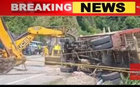 ब्रेकिंग :ऋषिकेश से चम्बा जा रहा कांवडियों का ट्रक पलटा, कई घायल, 4 लोगों की मौत 