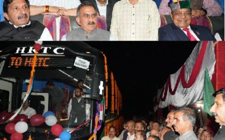 मुख्यमंत्री ने 24 स्टेट ऑफ द आर्ट वोल्वो बसों को झण्डी दिखाकर किया रवाना  