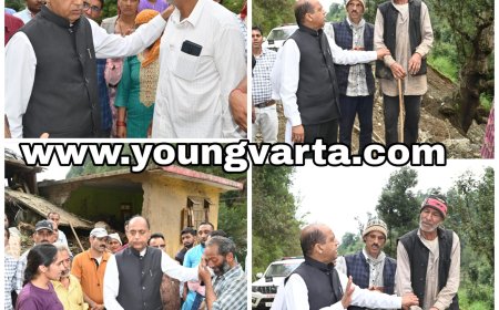 मलबा हटाने के लिए खुद जेसीबी लगा रहे लोग , कब तक करते प्रशासन का इंतजार , आपदा ग्रस्त बस्सी और मुसरानी पहुंचे नेता प्रतिपक्ष 