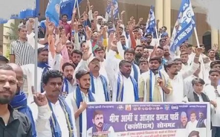 सीटू व किसान सभा का गावर-भारत-सिंगला कंपनियों के खिलाफ जोरदार प्रदर्शन