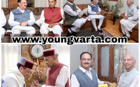 2027 के विधानसभा चुनाव को साधने की तैयारी में जुटी भाजपा , बिंदल की मौजूदगी में धूमल और शांता से नड्डा की मुलाकात 